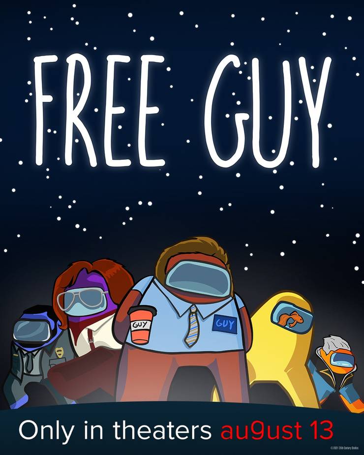 Free Guy Posters Parody Minecraft GTA Among Us Mario & More Games Free Guy Posters Parody Minecraft GTA Among Us Mario & More Games